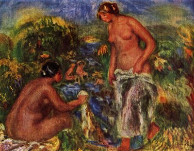 Bathing Women by Pierre Auguste Renoir